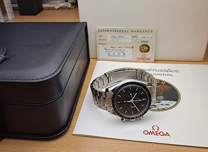 1999 Omega Speedmaster Moonwatch Apollo 11 30th Anniversary Wristwatch Ref. 3560.50